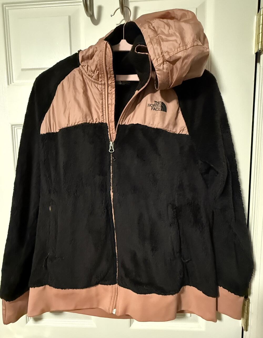 The North Face Womens Full Zip Front Pockets Hooded Jacket Size Lg